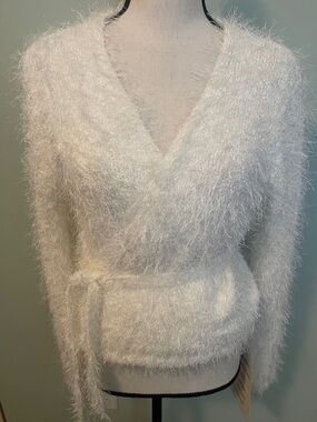 Chicwish NWT Eyelash Wrap Cardigan Sz L/XL